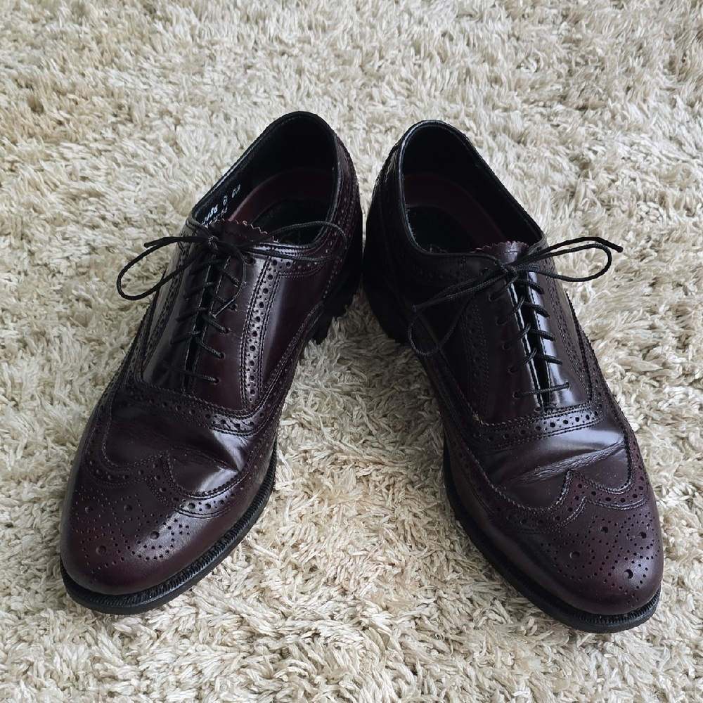 Florsheim Men's Burgundy Wingtip Derby Shoes